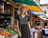 Evolove Women's Cotton Long Maxi Night Gown Nighty Dress with Pocket & Stylish Button, Super Soft Comfortable