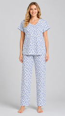 Evolove X Venus Premium Rayon Printed Pajama Set – Soft Breathable Nightwear for Women