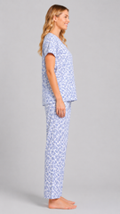 Evolove X Venus Premium Rayon Printed Pajama Set – Soft Breathable Nightwear for Women