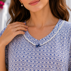 Evolove x Venus Luxury Soft Cotton Long Nightgown for Women