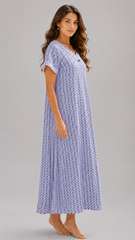 Evolove x Venus Luxury Soft Cotton Long Nightgown for Women