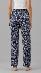 Evolove Women's Premium Rayon Printed Pajama with Side Pocket | Soft, Lightweight & Breathable Lounge Pant for Everyday Comfort