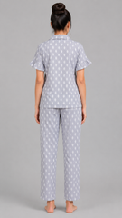 Evolove X Venus Premium Double Cloth 100% Combed Cotton Softest Pajama Set - Loungewear