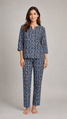 EVOLOVE x DOZIE Premium Cotton Pajama Set - Loungewear for Women