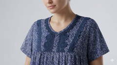 TENCEL™ × Bamboo Luxury Fabric – Short midi Nightgown ,Ultra-Soft, Silky, Breathable & Eco-Friendly