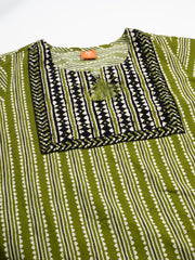 Evolove Women's 100% Cotton Printed Maxi Nighty Sleepwear Super Comfortable & Soft Cotton