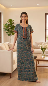 Cotton Nighty for Women | 100% Pure Cotton Nighties - evolove
