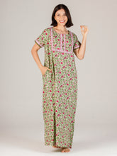 100% Pure Cotton Long Nighty for Women | Premium Cotton Nightgown | evolove Sleepwear