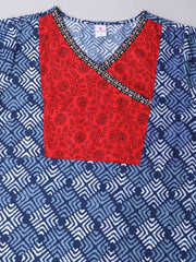 100% Cotton Nighty with Side Pocket | Printed
