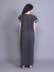 100% Cotton Nighty with Side Pocket | Printed.