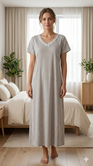Evolove x Venus Luxury Long Nightgown for Women