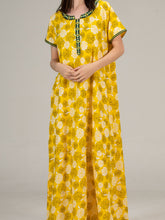 100% Cotton Supersoft with Embroidery Nighty with Pocket, Most Comfortable