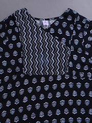 100% Cotton Nighty with Side Pocket | Printed