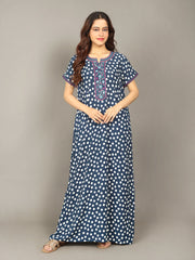 🌸 Evolove Women's Liva Viscose Maxi Nighty with Pocket – Super Soft & Comfortable