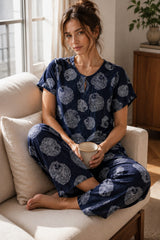 Evolove X Venus Premium Soft Rayon Capri Set ( NCSDB3486NY )