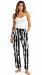 Trendy Tie Dye Rayon Pajama | Women’s Nightwear & Home Wear | Elastic Waist | 2 Pockets