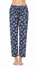 Evolove Women’s Premium Rayon Printed Pajama with Side Pocket | Soft Lightweight Lounge Pant
