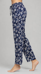 Evolove Women’s Premium Rayon Printed Pajama with Side Pocket | Soft Lightweight Lounge Pant