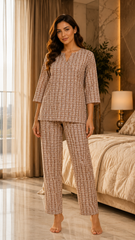 EVOLOVE x DOZIE Premium Cotton Pajama Set - Loungewear for Women