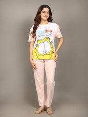 🌸 Evolove Women’s Cotton Pajama Set – Soft & Stylish Nightwear | Relaxed Fit Top & Bottom Sleepwear