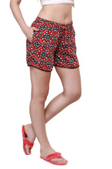 Evolove Soft Breathable Rayon Shorts for Women