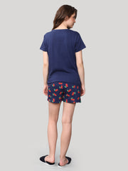 Shorts set Navyblue 100 % cotton