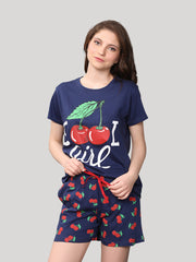 Shorts set Navyblue 100 % cotton