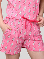 Shorts set Pink 100 % cotton