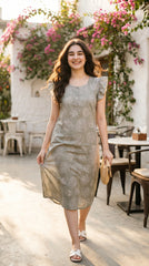 Evolove x Venus Women’s Cotton Nighty | Ultra Soft Breathable Daily Loungewear