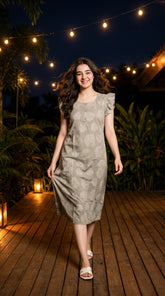 Evolove x Venus Women’s Cotton Nighty | Ultra Soft Breathable Daily Loungewear