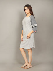 🌸 Evolove Women's Short Nighty – 100% Cotton, Loose Fit | Super Soft & Comfortable Nightwear