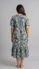Tencel ™ × Bamboo Fashionable Midi Nighty for Women | Premium Short Night Dress