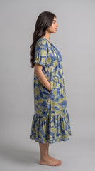 Tencel ™ × Bamboo Fashionable Midi Nighty for Women | Premium Short Night Dress