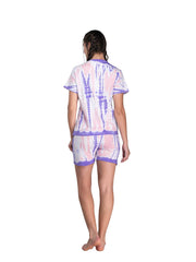 100% Cotton Tshirt & Shorts Set Tie Dye to Die for Collection with Knitted Super Soft Comfy - Come Fall in Love