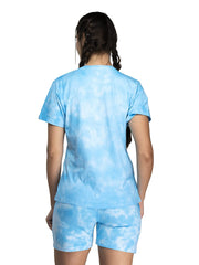 100% Cotton Knitted Tie Dye Top & Shorts Night Suit Sleep & Pajama Set