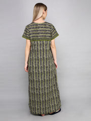 Evolove Womens Cotton Night Dress Long Nighty