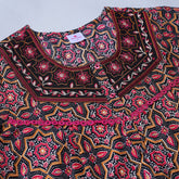 Evolove Women's 100% Cotton Printed Maxi Nighty Sleepwear Super Comfortable & Soft Cotton.