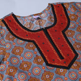 Evolove Women's 100% Cotton Printed Maxi Nighty Sleepwear Super Comfortable & Soft Cotton.