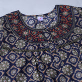 Evolove Women's 100% Cotton Printed Maxi Nighty Sleepwear Super Comfortable & Soft Cotton.