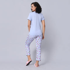 Evolove Grey Super Soft Most Comfortable Pajama Set