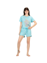 100% Cotton Shorts & Top Set Night Wear Suit with Pockets Elastic Waist Super Soft Comfortable