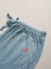 100% Cotton Knitted Shorts & Tshirt Set   Night Wear Suit with Pockets Elastic Waist Super Soft Comfortable