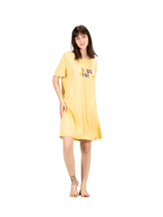 100% Cotton Shorts & Top Set Night Wear Suit with Pockets Elastic Waist Super Soft Comfortable