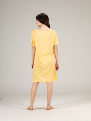 100% Cotton Shorts & Top Set Night Wear Suit with Pockets Elastic Waist Super Soft Comfortable