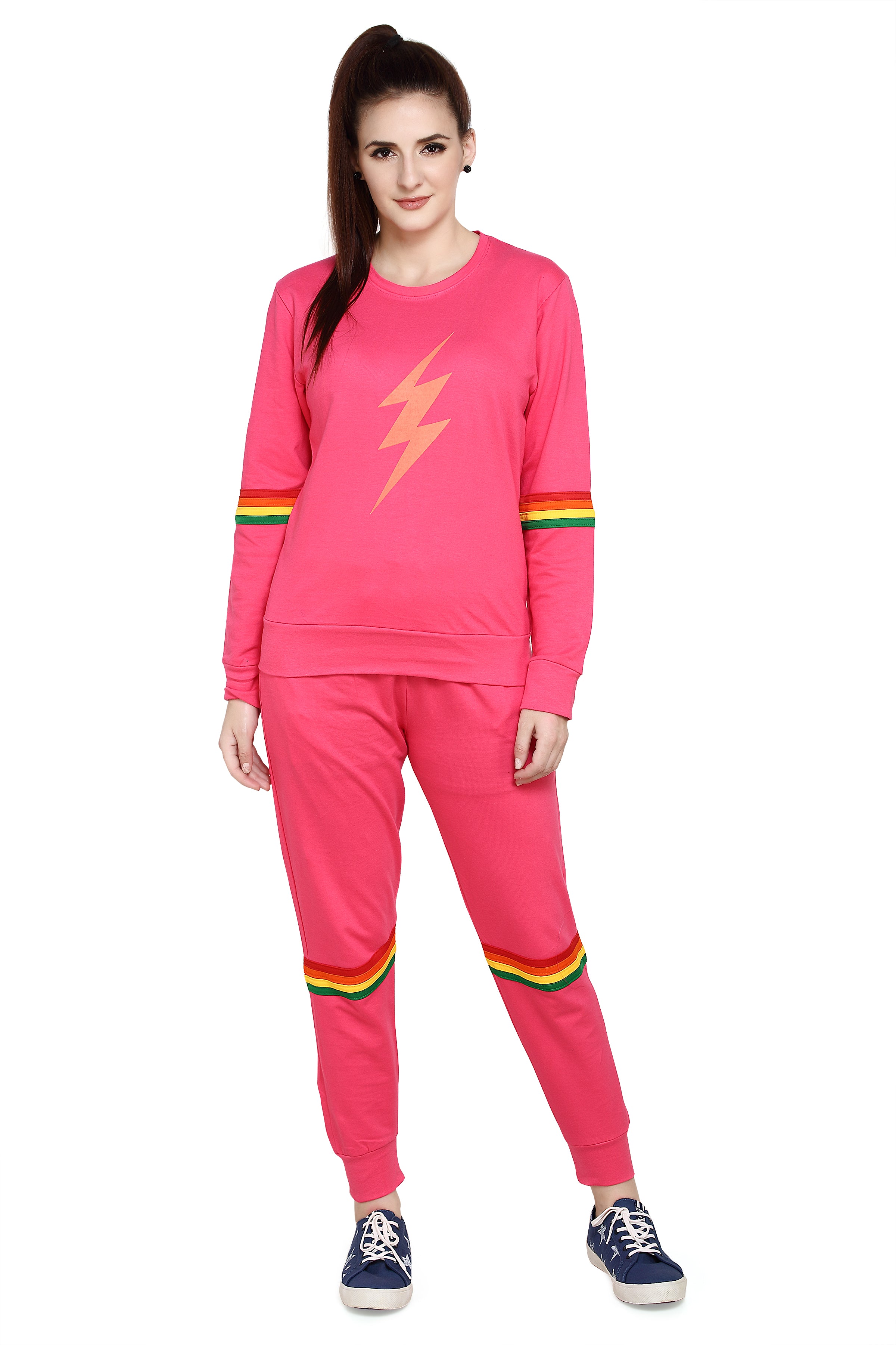 Evolove Women Track Suit or Tracksuit Top & Leggings Pants Outfit Set –  Evolove India
