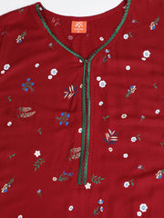 Evolove Women's Rayon Printed Maxi Nighty Sleepwear Super Comfortable