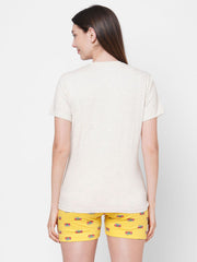 evolove Women's 100% Cotton Knits Printed Nightsuit (Shorts set) Get Free, sleepwear,soft and comfortable