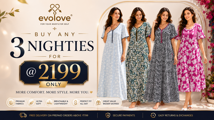 Buy any 3 Nighties @ 2199