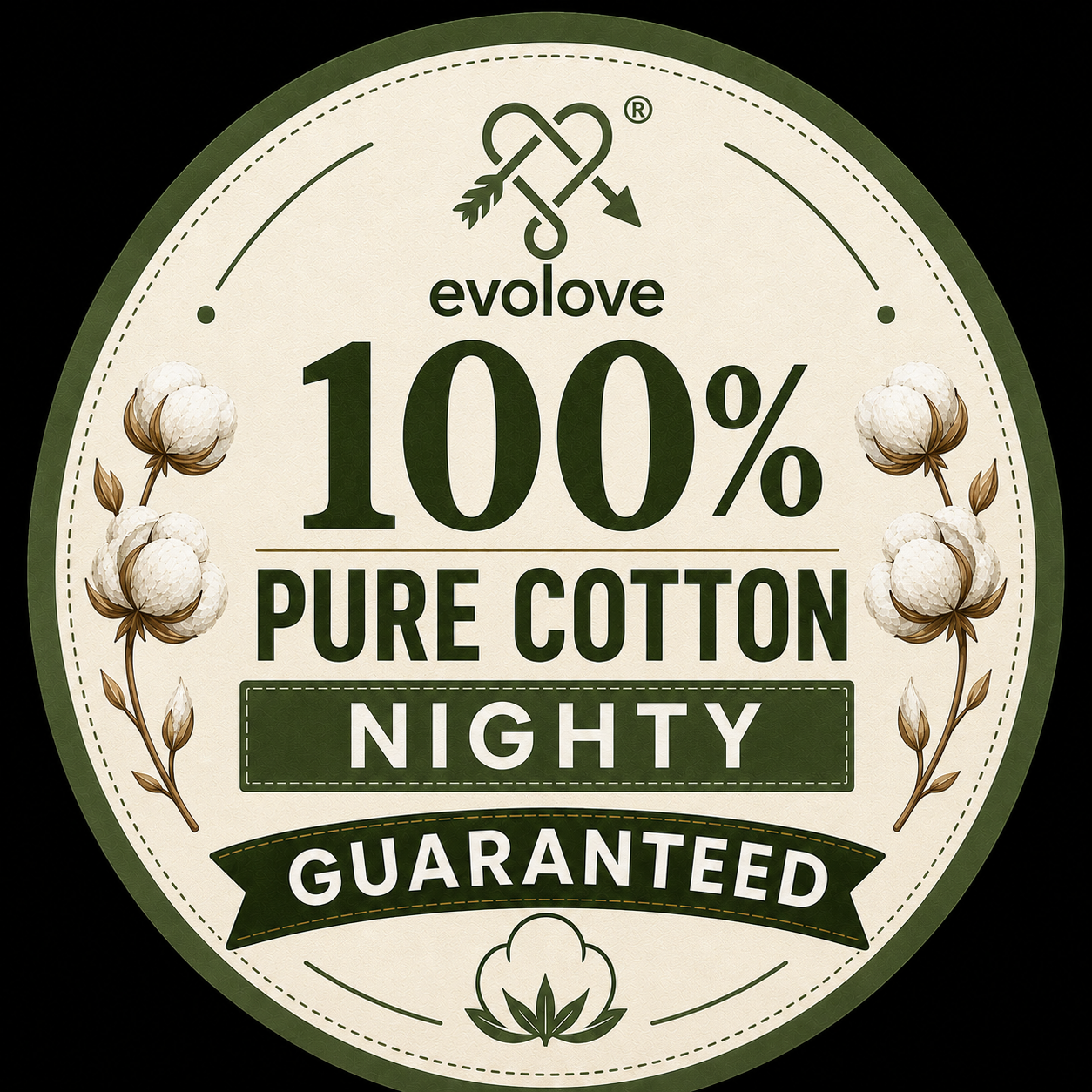 100% pure cotton nighty