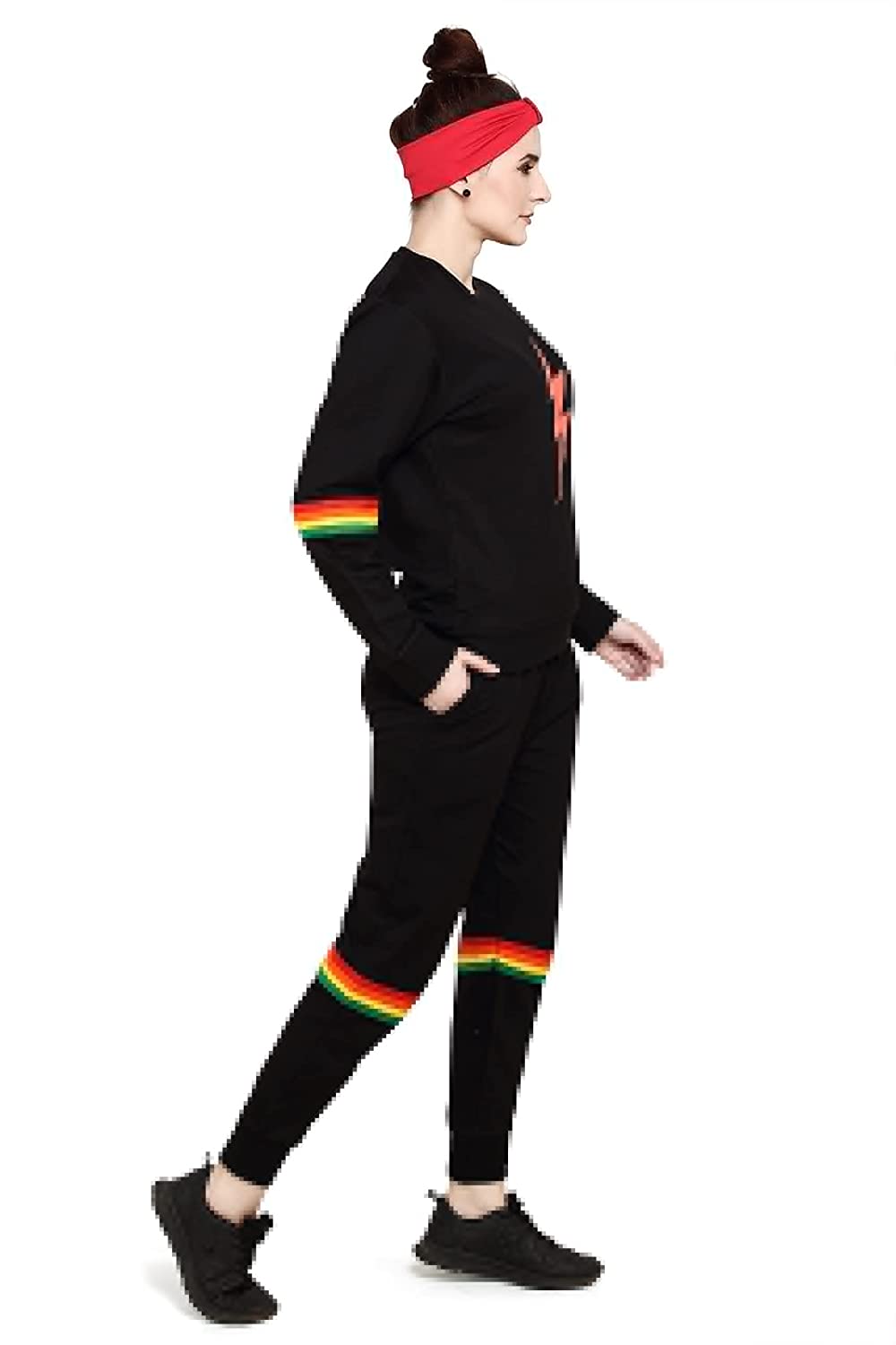 Track Suit or Tracksuit Top & Leggings Pants Outfit Set for Girls Yoga Track Suit Pants, Joggers, Gym, Active Lower Wear